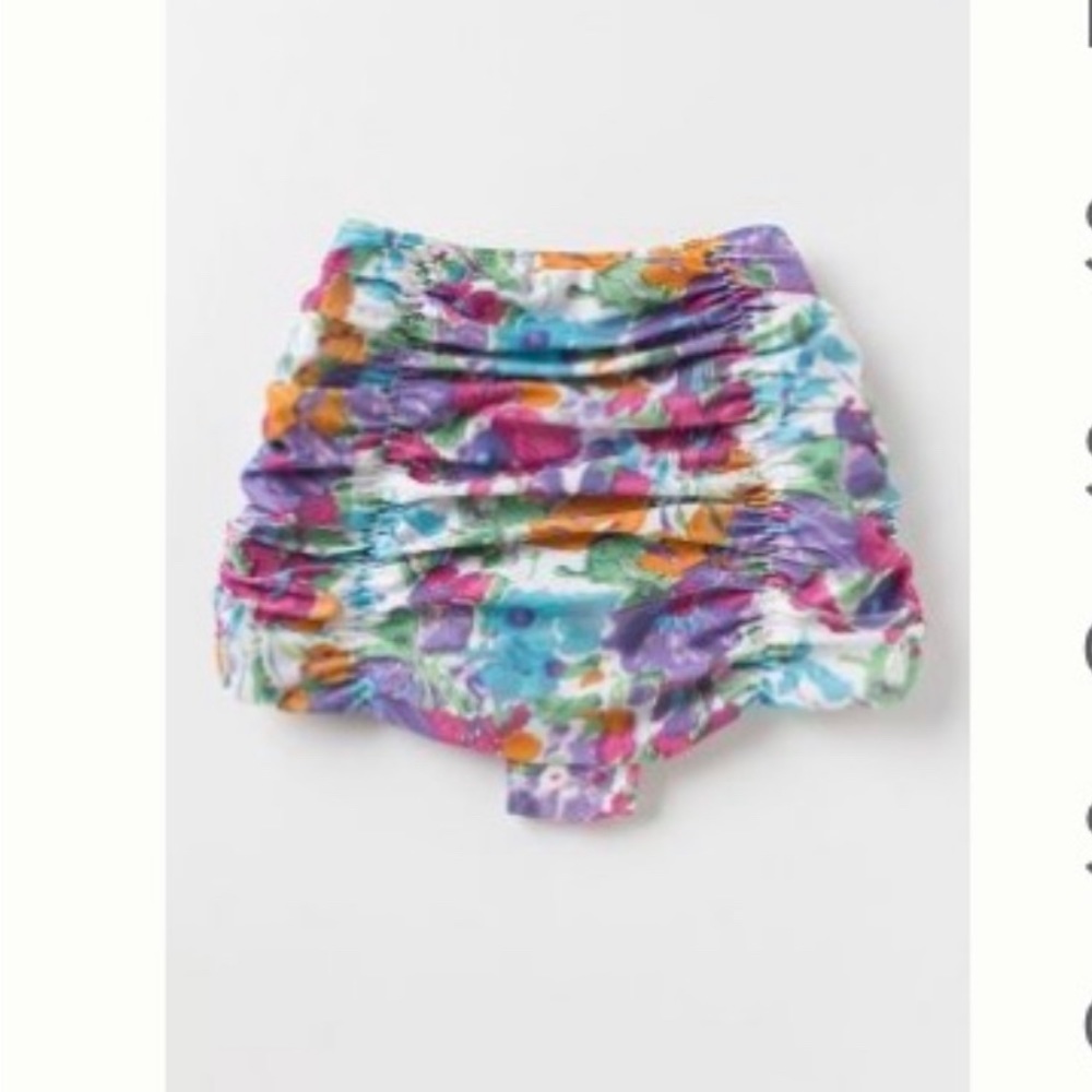 Anthropologie Two piece bathing suit with ruched skirt - Picture 3 of 6